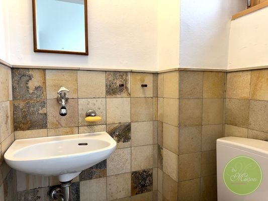 Das Gäste WC im EG.