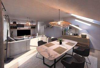 Ansicht Wohneinheit Dachgeschoss