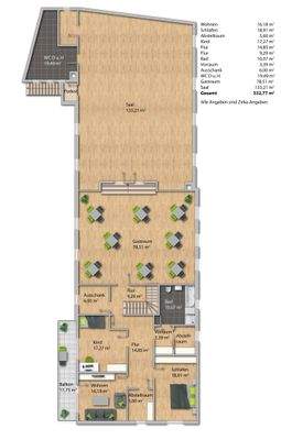 "Der Huberwirt" - Obergeschoss