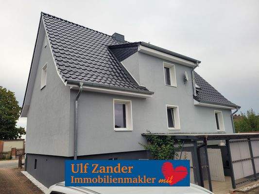 Einfamilienhaus mit neuer Wärmedämmung