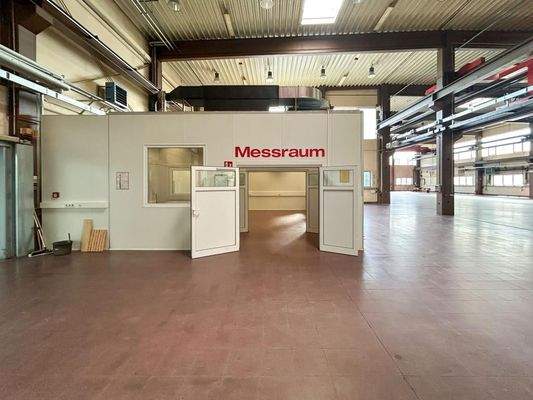 Blick auf Messraum