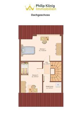 Grundriss Dacgeschoss