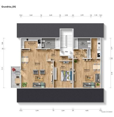Grundriss DG