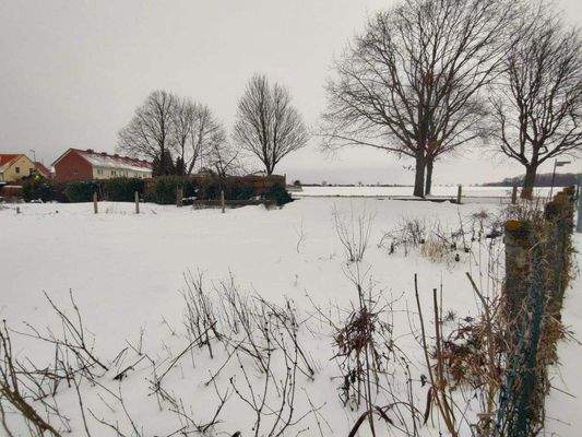 Blick auf das Wohngrundstück