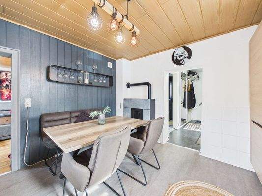 gemütliche Essecke in der Küche