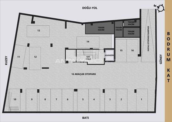 Flats for Sale in Antalya Near the Municipality Building