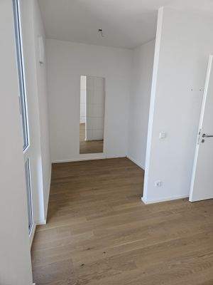 Blick auf die Ankleide