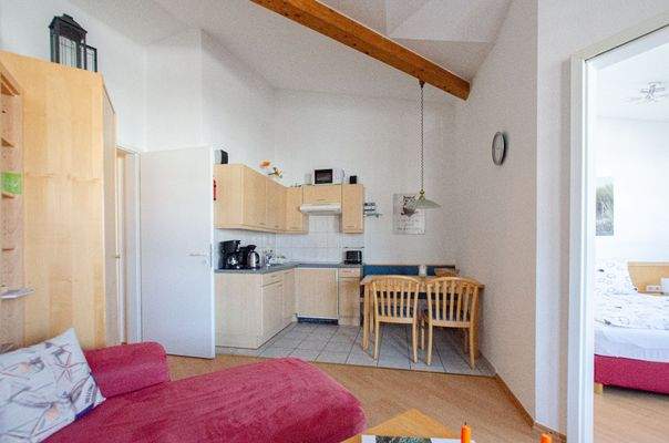 Wohn-, Schlaf- und Essbereich ETW Ostseebad Sellin