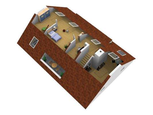 Grundriss Spitzboden