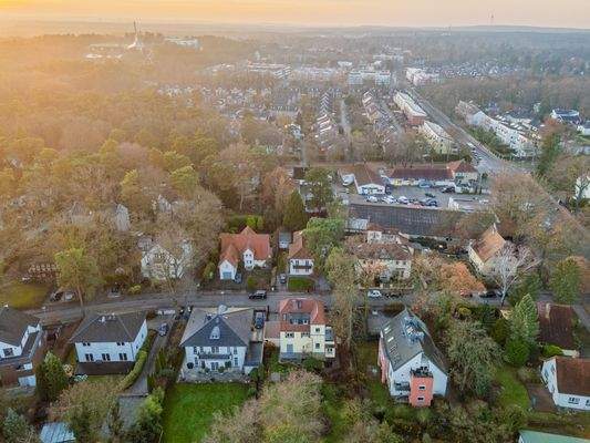 Umgebung und Ansicht auf das Haus