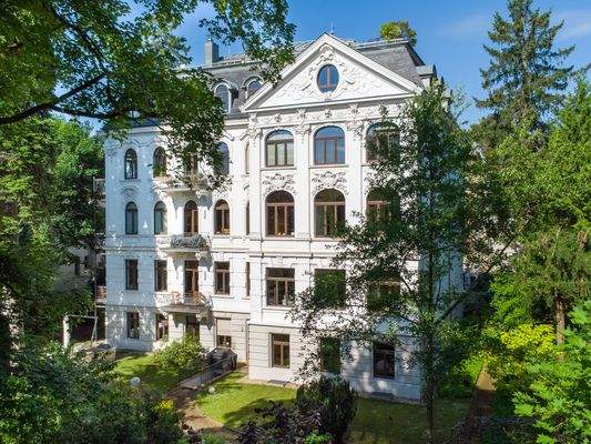 Außenansicht des Gebäudes - Kurparkansicht