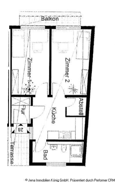 Apartmentwohnung im Zentrum mit Fahrstuhl und TOP Ausstattung - Photo 5