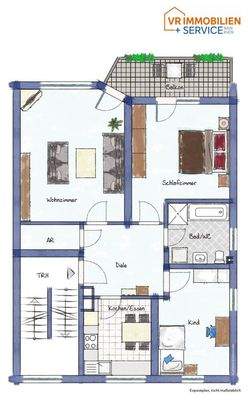 Grundriss aufbereitet