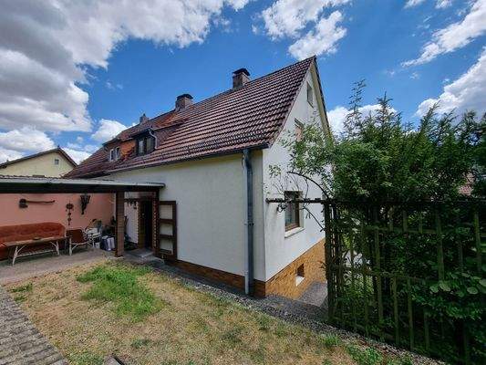 Abgeschirmter Gartenteil