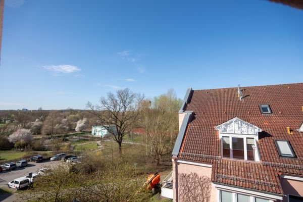 Blick vom Balkon