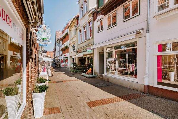 ein Blick in die Strasse