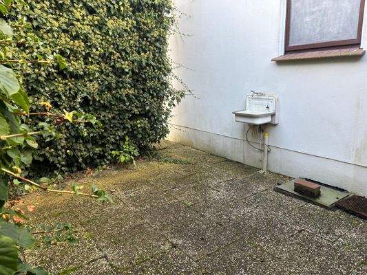 Geschützte Terrasse