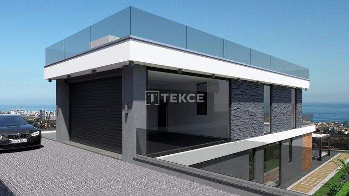 Stylish Sea View Villas with Pool in Alanya Kargıcak