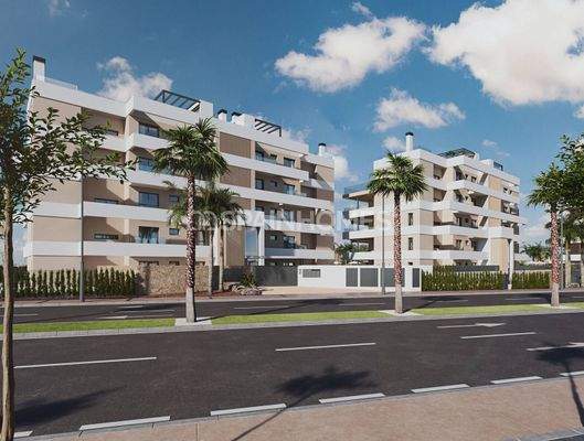 Flats with Spacious Terraces and Pools in Santa Rosalía