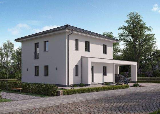 Straßenansicht Sommertag