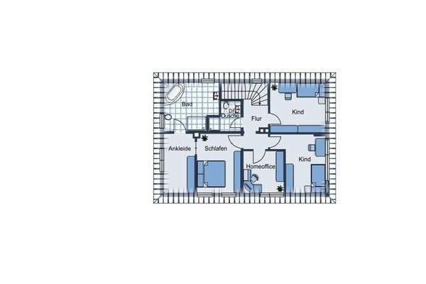 Grundriss Obergeschoss