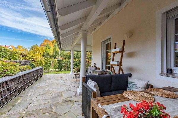 Einliegerwohnung Terrasse