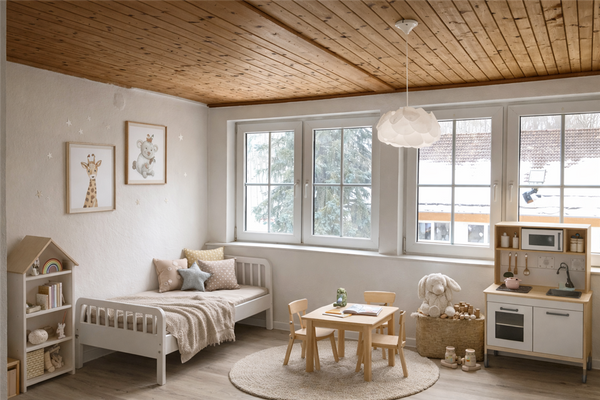 Kinderzimmer OG - virtually staged