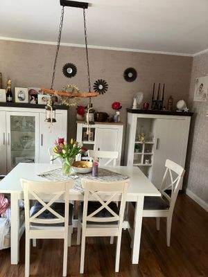 Esszimmer vom Wohnzimmer aus