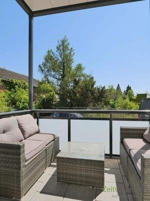 Blick auf den Balkon