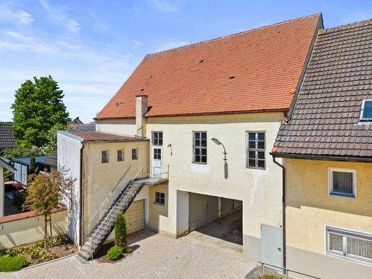 "Der Huberwirt" - Blick auf den Saalanbau