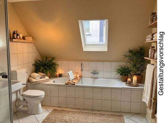 GESTALTUNGSVORSCHLAG - WANNENBEREICH