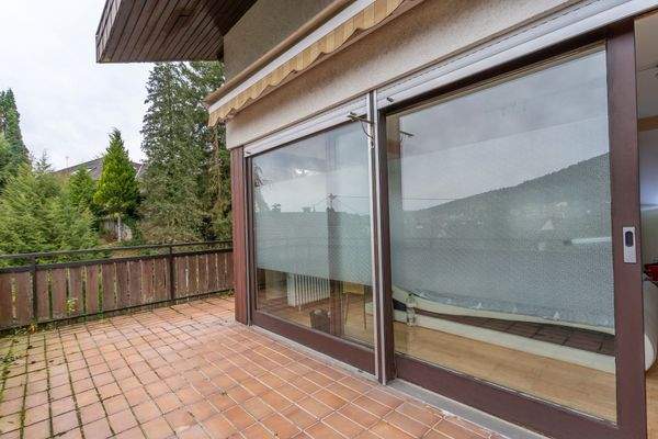 Große Glasschiebe-Elemente nach Süden