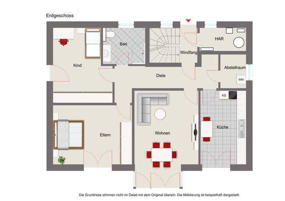 Grundriss Erdgeschoss