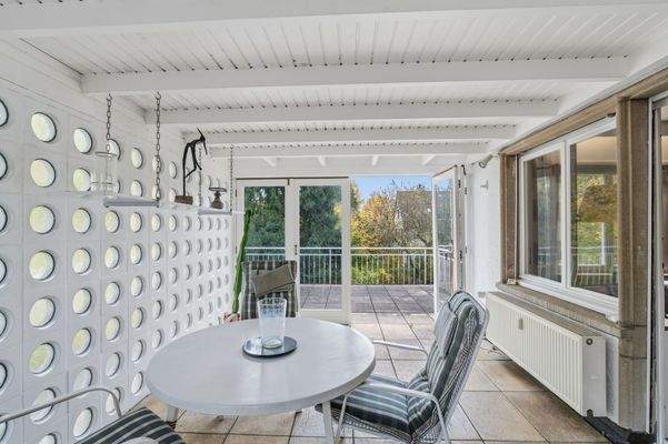 Wintergarten im Obergeschoss