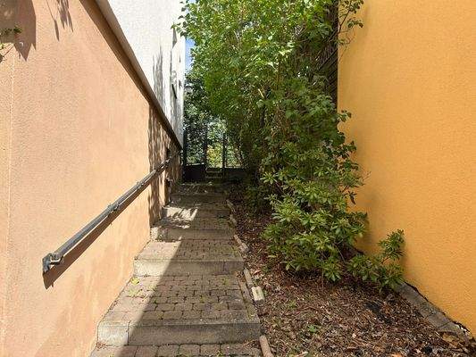 Seitlicher Zugang von unten