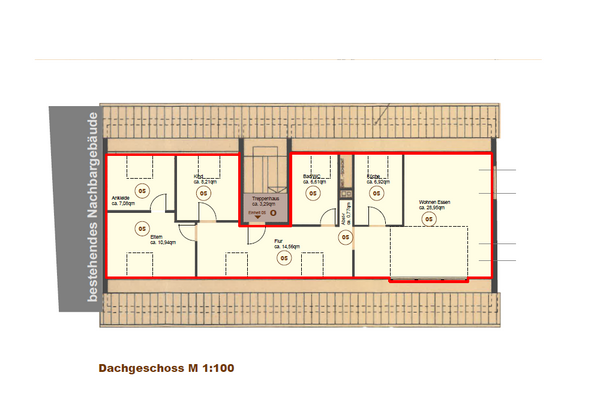 Grundriss Dachgeschoss 