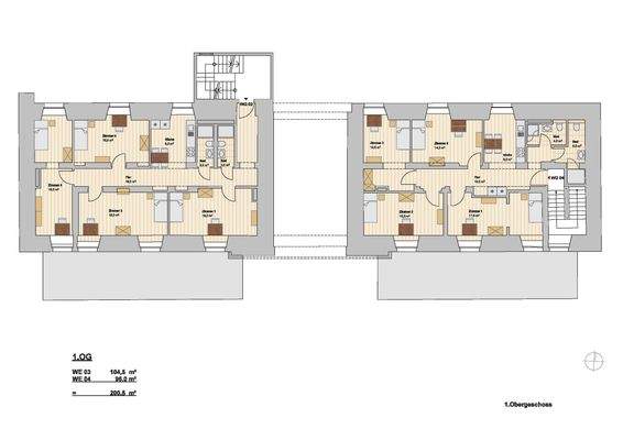 Grundriss 1. Obergeschoss