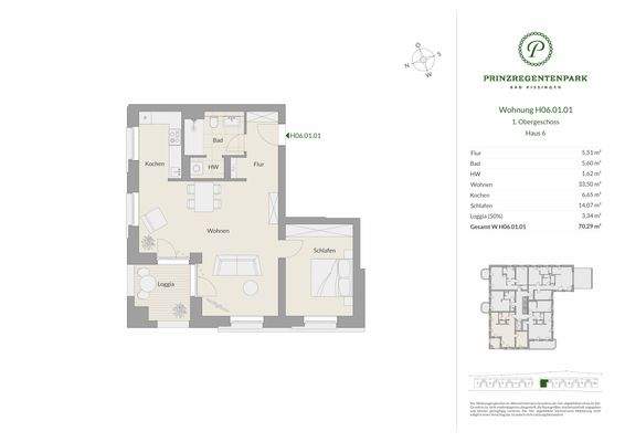 Grundriss Haus 6 - H06.01.01