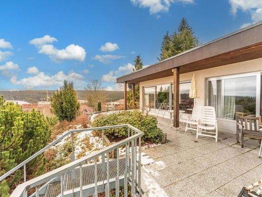 Schöne Aussichtsterrasse