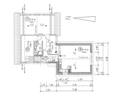 Grundriss Dachgeschoss
