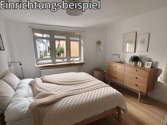 Einrichtungsbeispiel Schlafzimmer
