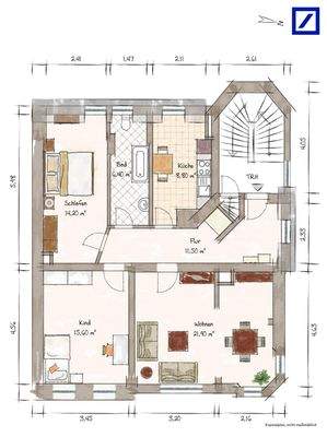 Grundriss 2. Obergeschoss