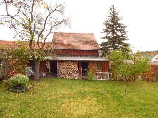 rückwärtige Ansicht Nebengelass/Scheune