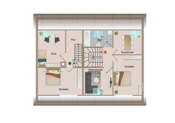 Grundriss Dachgeschoss