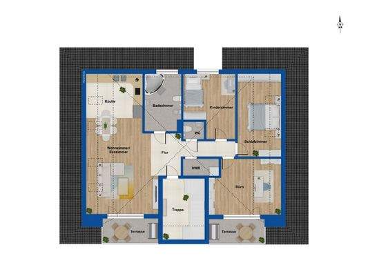 Grundriss Dachgeschoss