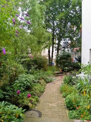 Garten im Sommer 