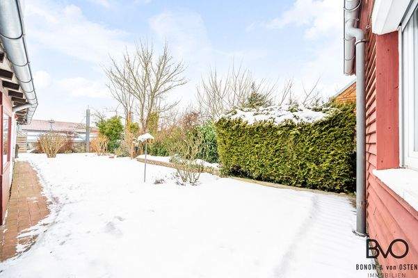 Hübsch angelegter Garten