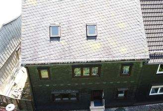 Haus aus der Vogelperspektive