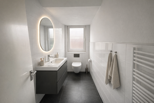 Gäste WC - Visualisiert