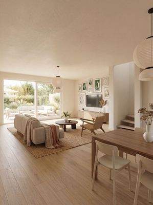 BV Gladbach Visualisierung Wohnbereich Mittelhaus